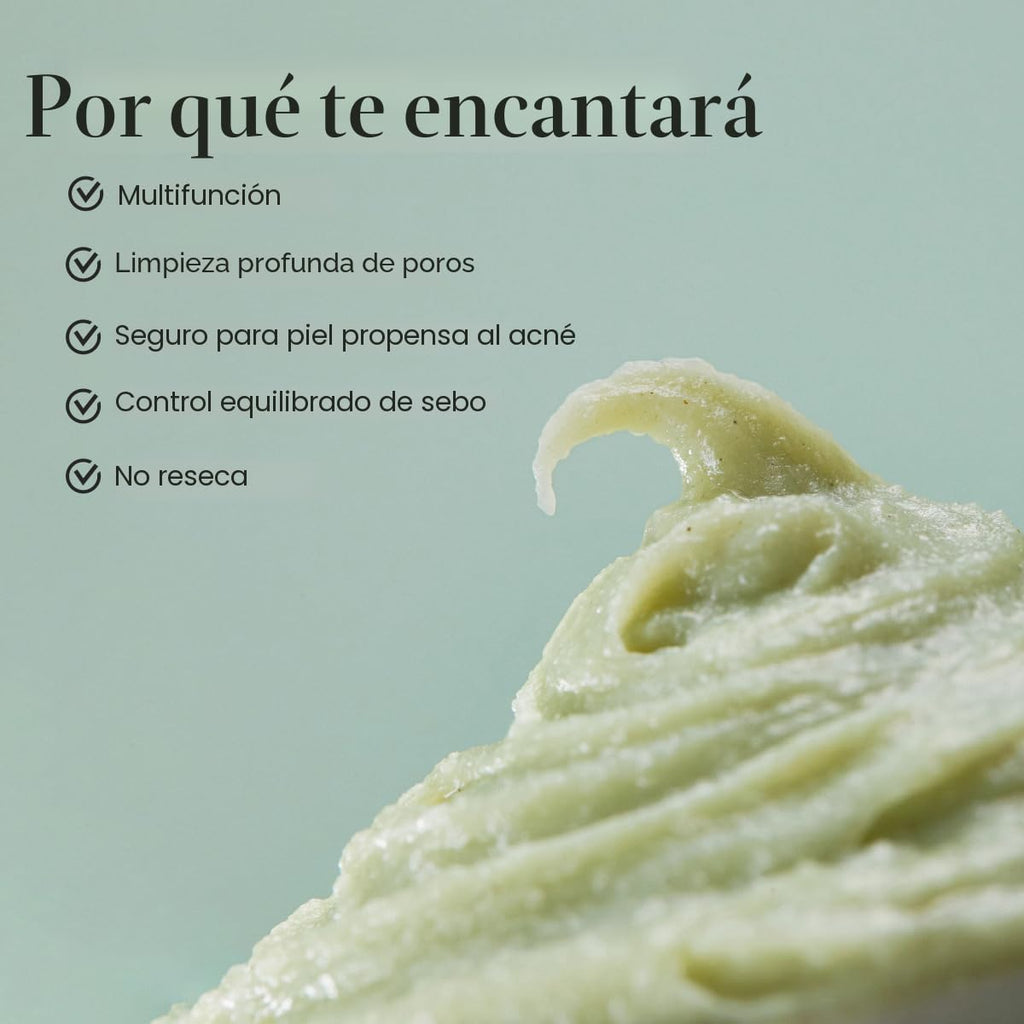 ARENCIA Korean Rice Mochi Limpiador facial y exfoliante diario