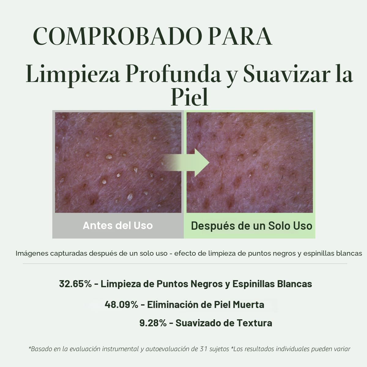 ARENCIA Korean Rice Mochi Limpiador facial y exfoliante diario