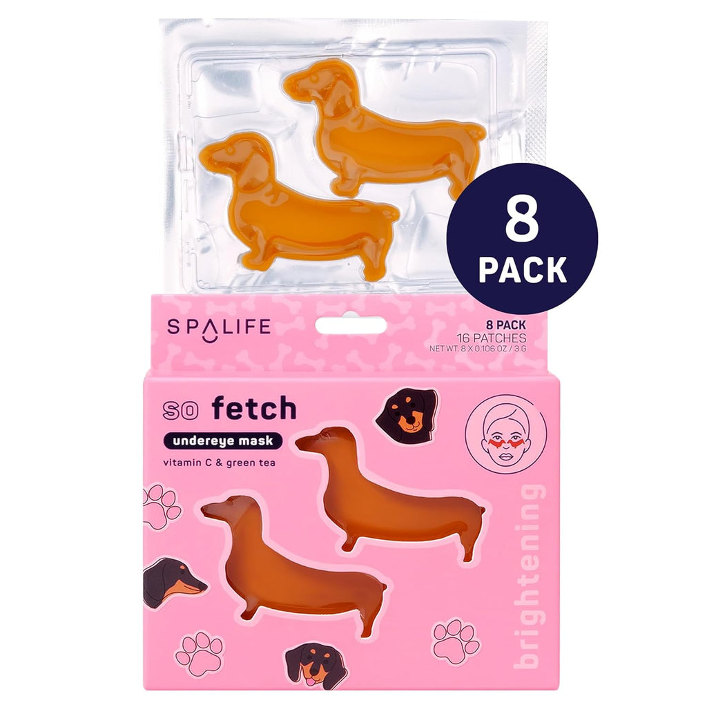 SpaLife So Fetch - Parches de hidrogel debajo de los ojos para ojeras