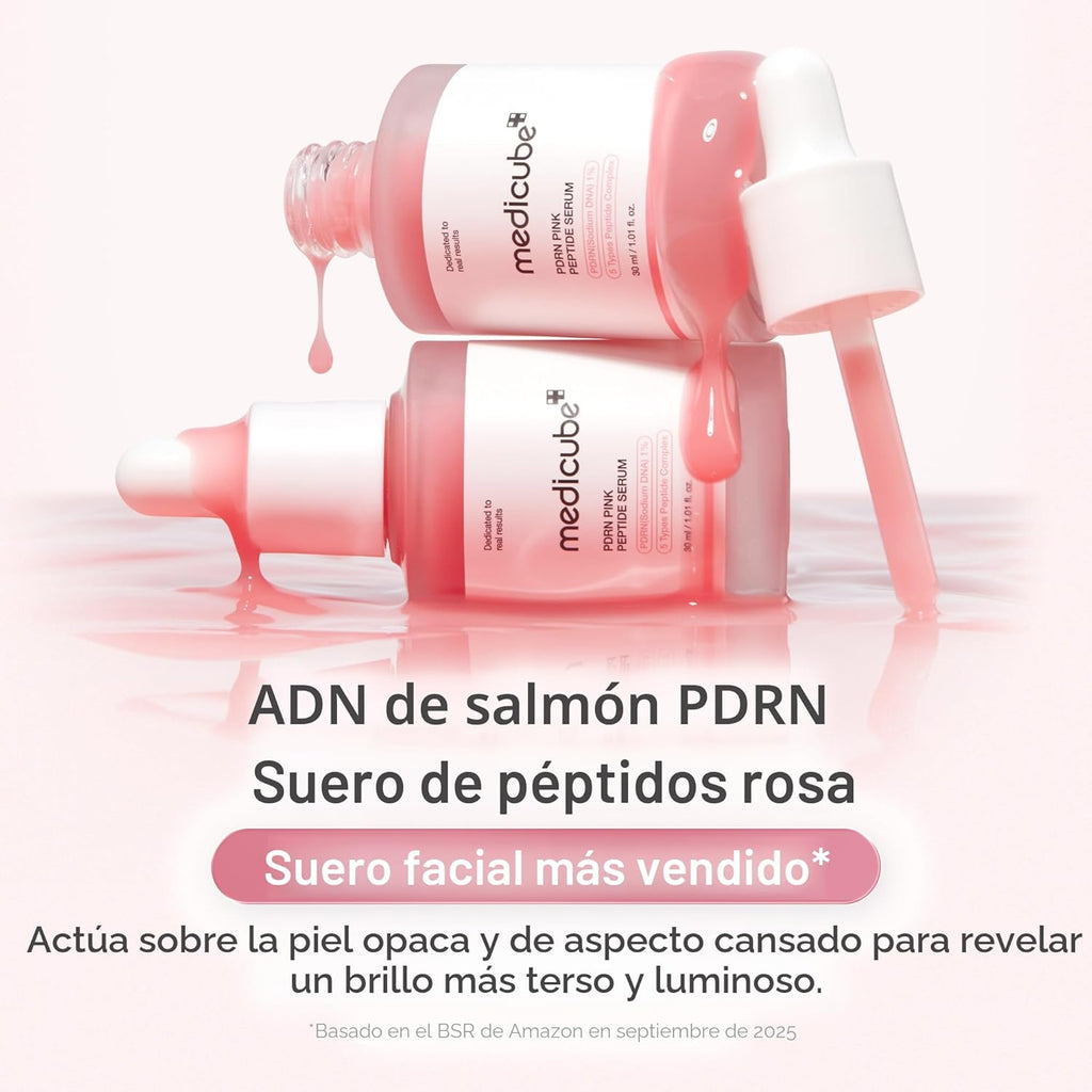 Sérum Medicube PDRN Peptido Rosa Glow Iluminador Rostro