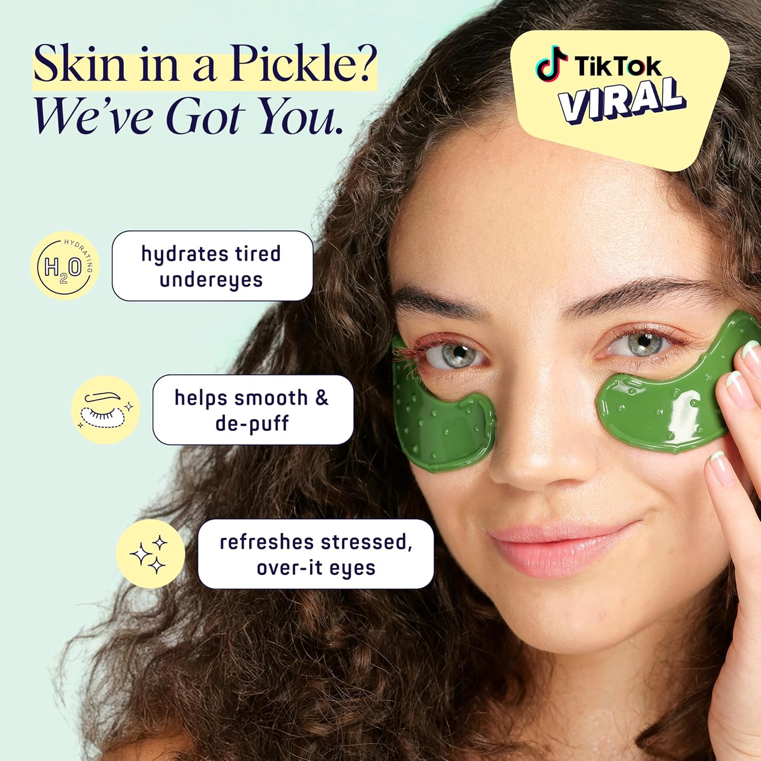 SpaLife In a Pickle - Parches de hidrogel para ojeras