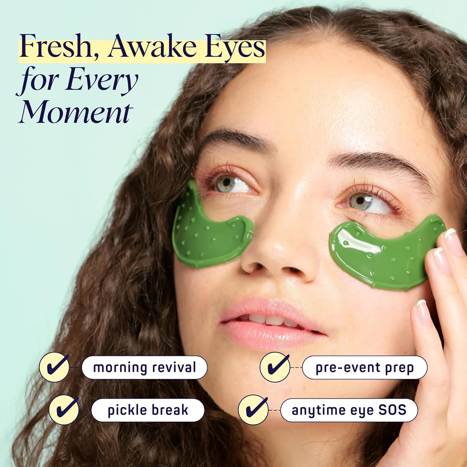 SpaLife In a Pickle - Parches de hidrogel para ojeras