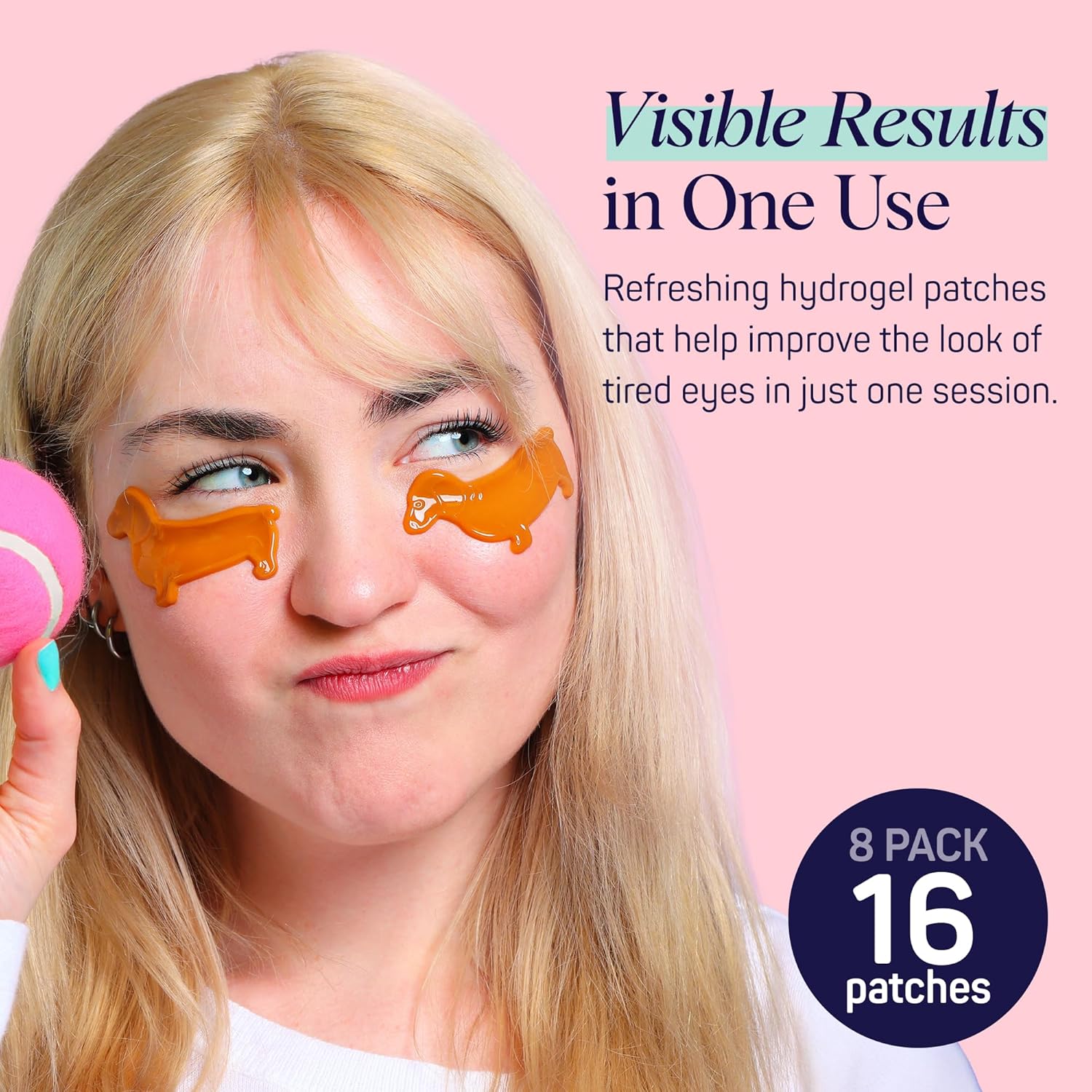 SpaLife So Fetch - Parches de hidrogel debajo de los ojos para ojeras